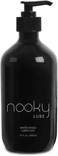 Miniatura 2 de Lubricante personal. Lubricante natural Nooky Lube a base de agua para hombres y mujeres. 16 onzas. Fabricado en Estados Unidos