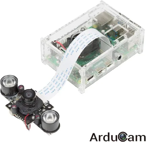 Miniatura 3 de Arducam Visión diurna y nocturna para cámara Raspberry Pi, conmutación automática de corte IR para todo el día, soporte para todos los modelos, LED