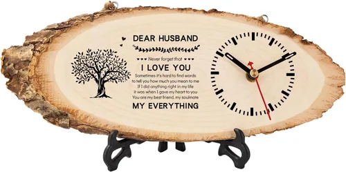 Miniatura 12 de BeauGift Regalos para hermano, Día del Padre, regalos de cumpleaños para hermanos de hermanas, hombres, amigos, reloj de madera, regalo