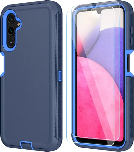 Miniatura 11 de ONOLA Funda compatible con Samsung Galaxy A14 5G con protector de pantalla HD, resistente a los golpes y a las caídas de servicio pesado, funda de 3