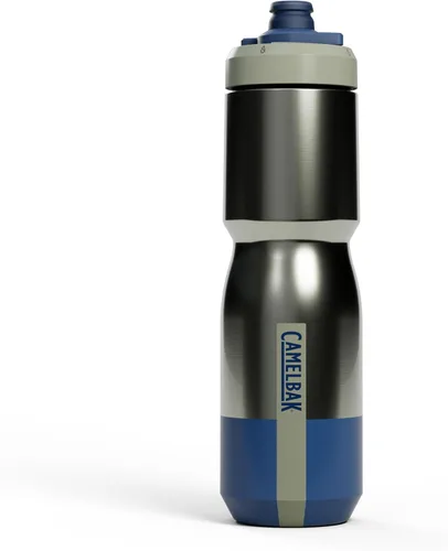 Miniatura 28 de CamelBak Podium Steel - Botella de agua térmica para bicicleta de acero inoxidable, color piedra, 18 oz