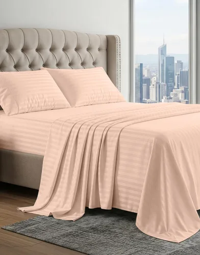 Miniatura 15 de Lane Linen Sábanas 100% de algodón egipcio, tamaño King, naturalmente transpirables y duraderas, cómodas para el invierno, ultra suaves, comodidad