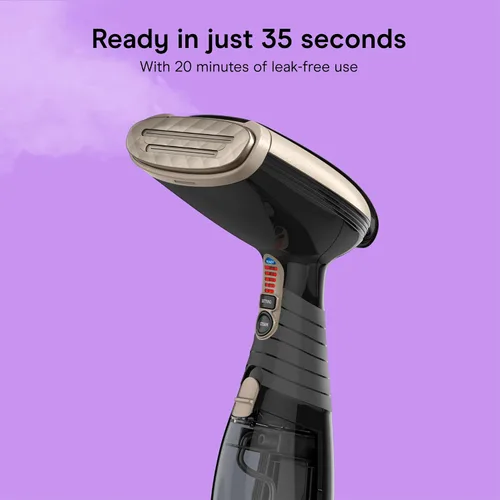 Miniatura 3 de Conair Vaporizador de mano para ropa, vaporizador de tela Turbo ExtremeSteam 1875W, diseño portátil de mano, vapor penetrante fuerte, exclusivo