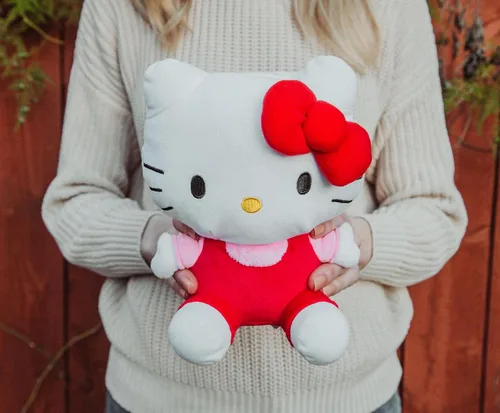 Miniatura 5 de Silver Buffalo Sanrio Hello Kitty en Pose de Sentarse Banco de Monedas de Peluche Suave