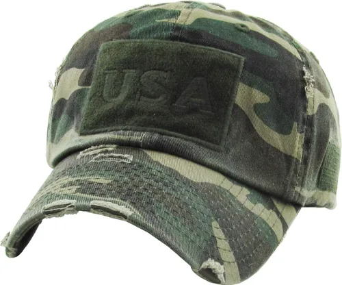 Miniatura 308 de KBETHOS Tactical Operator Collection USA Fishing Mesh Ballcap Flag Patch America Outdoors Trucker Baseball Cap