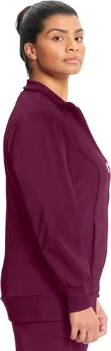 Miniatura 95 de Infinity by Cherokee 2391A - Chaquetas médicas con cremallera frontal para mujer, tela elástica en 4 direcciones