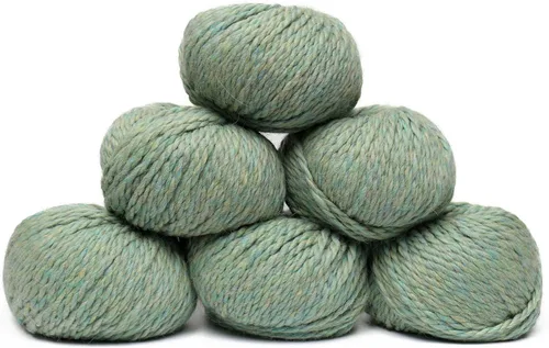 Miniatura 35 de Juego de 3 madejas 100% de lana de alpaca bebé, peso voluminoso, fabricadas en Perú, celestial suave y perfecto para tejer y tejer a ganchillo