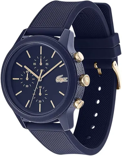 Miniatura 3 de Lacoste TR90 - Reloj de cuarzo para hombre con correa de goma azul 20 modelo 2011013