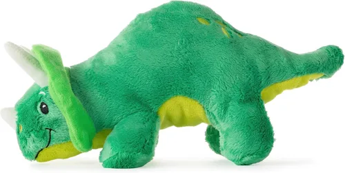 Miniatura 3 de The Petting Zoo ZOOLOGEE - Peluche de dinosaurio de bebé Triceratops de 11 pulgadas