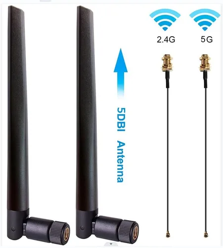 Miniatura 4 de OKN AX210NGW DTK WiFi Tarjeta WiFi 6E compatible con 6GHz, 2230, 2x2 AX+BT 5.3+Tri-Band, incluye cable RF (11 pulgadas), antenas de alta ganancia