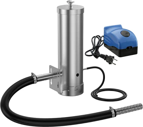 Generador de humo frío con tapa y bomba de aire, ahumador eléctrico portátil para barbacoa, pellets de madera, ahumador al aire libre, accesorio
