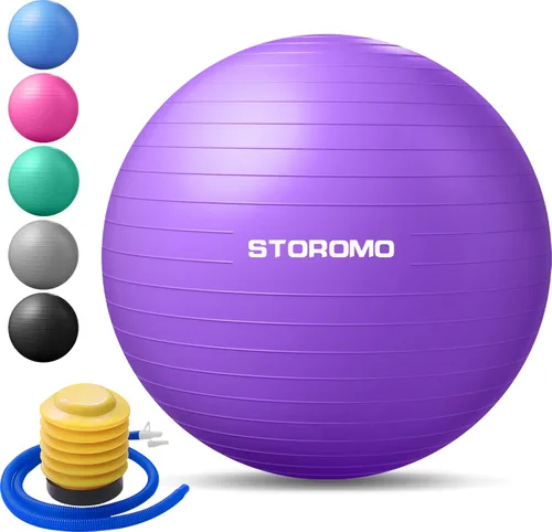 Miniatura 10 de Pelota de ejercicio de embarazo antiestallido, pelota de estabilidad de alta capacidad de peso para yoga, pilates y apoyo laboral, pelota de fitness