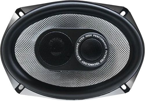 Miniatura 2 de Earthquake Sound VTEK-693 - Altavoces coaxiales de 3 vías de 700 W 6x9 pulgadas con tecnología PistonMax (par), color negro, plateado