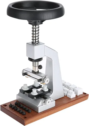 Miniatura 7 de Herramienta de extracción de espalda de reloj, 5700 reloj prensa caja de reloj de apertura trasera tornillo estilo ostra abridor de reloj con base