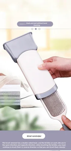 Miniatura 3 de Rodillo de pelusa reutilizable y removedor de pelo de mascotas – Herramienta removedor de pelo de gato para ropa, lavandería y muebles Cepillo