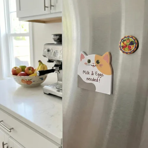 Miniatura 4 de Lindas notas adhesivas paquete de 6 – 270 hojas de notas autoadhesivas, notas adhesivas de dibujos animados Kawaii para planificador, suministros