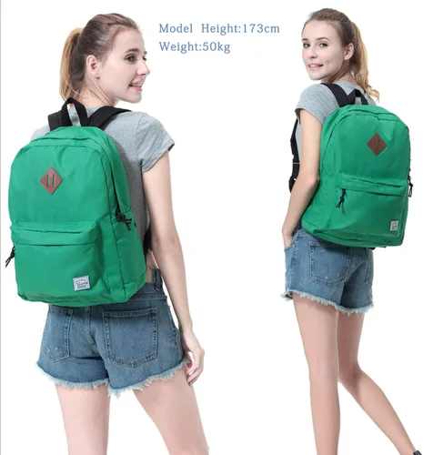 Miniatura 7 de VASCHY - Mochilas para uso diario de mujer, verde, Mediana