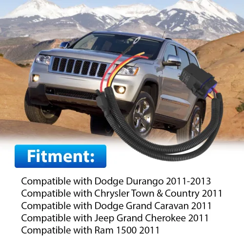 Miniatura 6 de Riloer Kit de cableado de relé de bomba de combustible, 1 juego CBWPR091AA, compatible con Dodge Durango, Grand Caravan, apto para Chrysler Town &