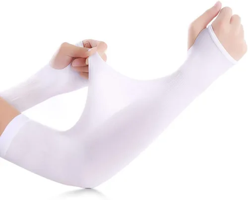 Miniatura 9 de ORFOFE 3 pares de protección UV manguito brazo protector codo manga hombres mujeres deportes sol manga acolchada hielo codo protector