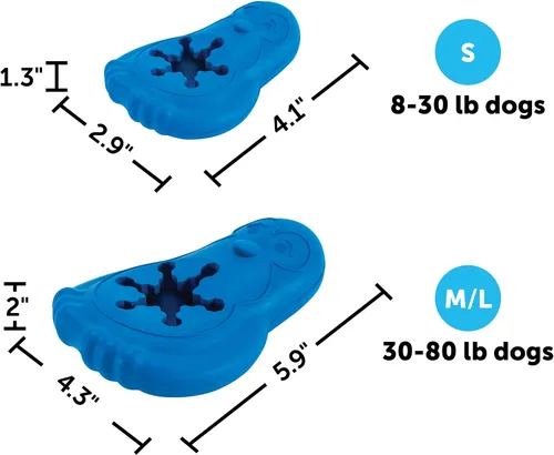 Miniatura 3 de PetSafe Juguete Congelable para Golosinas Chilly Pingüino - Duradera, Aromatizada a Vainilla, de Goma, Interactiva Congelable para Mascotas