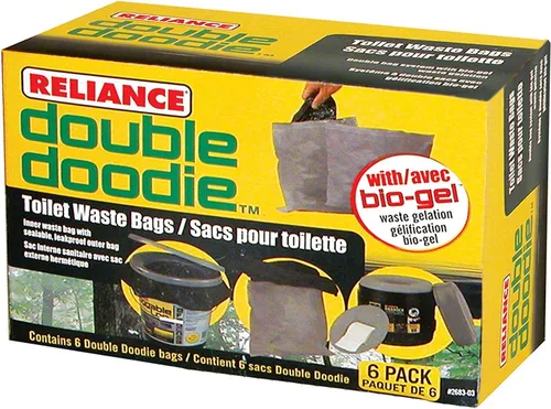 Miniatura 2 de Reliance Products 2683-03 Double Doodie - Bolsas de basura para inodoro (2 unidades, 6 unidades)