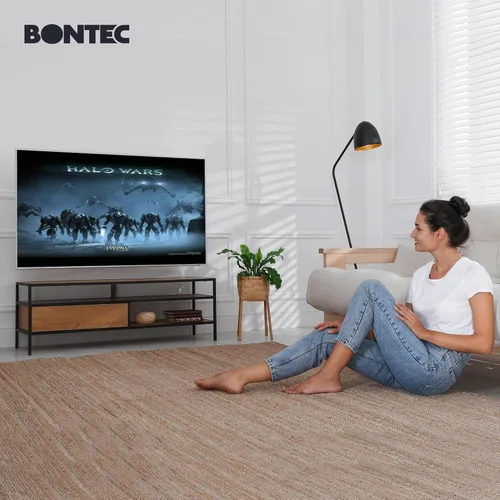 Miniatura 10 de BONTEC - Soporte de pared para TV de movimiento completo para televisores de 23 a 70 pulgadas, capacidad de hasta 45 kg, VESA máx. 400 x 400 mm