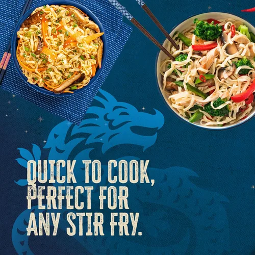 Miniatura 3 de Blue Dragon Nidos finos de fideos de huevo cantonés, 10.58 onzas (paquete de 1) cuatro ingredientes simples Pre-porciones en 6 nidos Apto