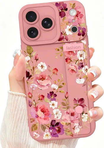 Miniatura 34 de Funda Wlxee para iPhone 15 Pro Max con patrón de ola, TPU suave con parachoques, cuero PU, diseño de cebra lindo para mujeres y niñas - Negro Gris