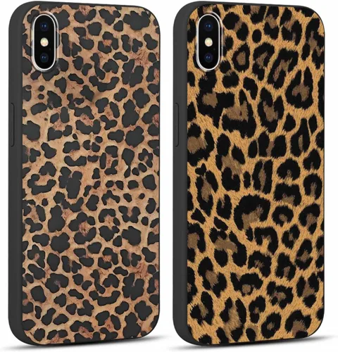 Miniatura 65 de Paquete de 2 Fundas de Teléfono Bonitas con Estampado de Guepardo para Apple iPhone 13 Pro Max de 6.7 Pulgadas, Fundas de Diseño