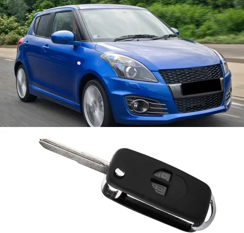 Miniatura 5 de Aramox Funda para llavero con control remoto de 2 botones para Swift Grand Vitara Alto