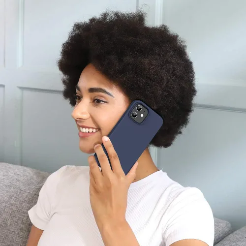 Miniatura 7 de Miracase - Funda compatible con iPhone 12 y 12 Pro de silicona líquida tipo goma gel, con protección total contra caídas y a prueba de golpes, 6.1
