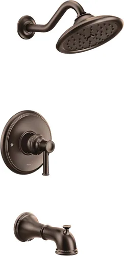 Miniatura 4 de Moen UT3313BN Belfield M-CORE Serie 3-Kit de molduras para bañera y ducha con 1 mango, requiere válvula, níquel cepillado