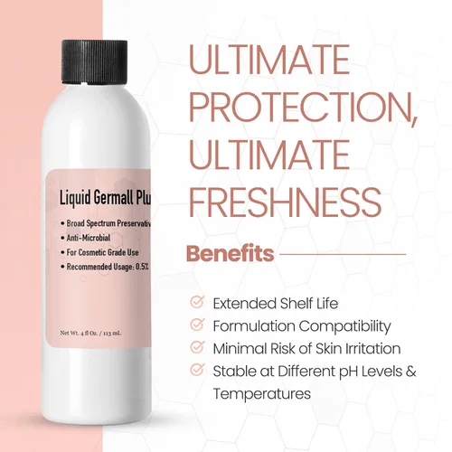 Miniatura 4 de Germall Plus - Conservante natural - Líquido transparente - Excelente conservante de amplio espectro compatible con la mayoría de los ingredientes