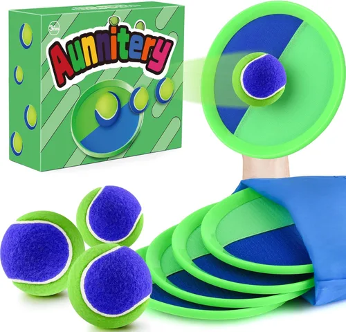 Miniatura 8 de Juego de pelotas para lanzar y atrapar, juguetes de playa para niños, juguetes al aire libre y juegos de patio para niños y niñas, mejora