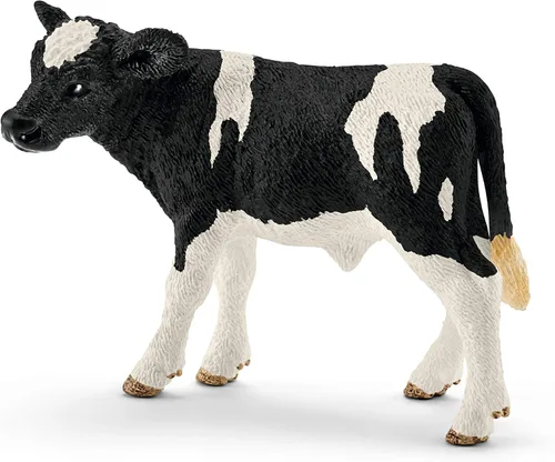 Miniatura 14 de Schleich Farm World - Juego de 7 piezas de animales de granja con juguetes de perro, gato, cerdo, cabra, gallo, caballo bebé y vaca - Figuras