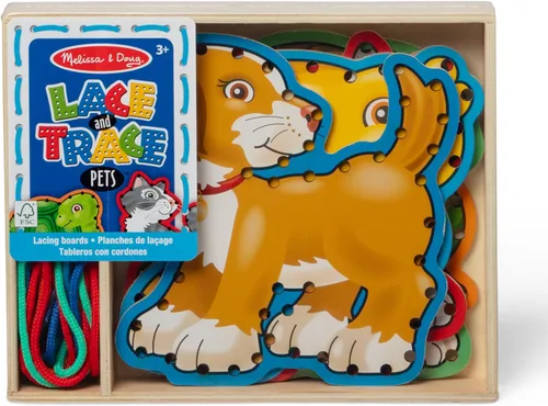 Miniatura 6 de Melissa & Doug, mascotas para atar y seguir, Multicolor
