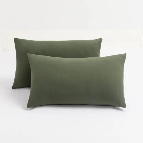 Miniatura 42 de Juego de 2 fundas de almohada pequeñas de punto Jersey Knit para viajes o niños pequeños de 12 x 16 pulgadas, 13 x 18 o 14 x 20 pulgadas, sobre