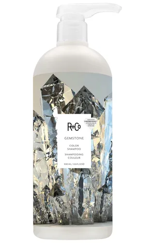R+Co Champú de color de piedras preciosas, control de encrespamiento, repara + conserva el color del cabello, vegano + libre de crueldad animal