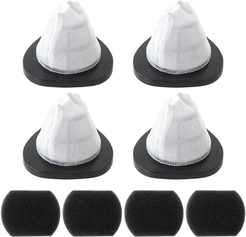Paquete de 4 filtros de vacío 2030 y 4 filtros de espuma para aspiradora Bissell 2030 de peso pluma, modelo 2030 2030L 20303 20306 20307 20309 2030H