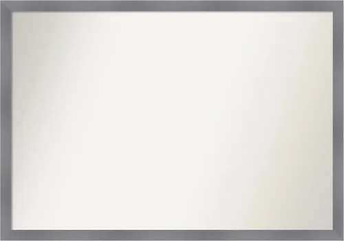 Miniatura 388 de Amanti Art Espejo personalizado, espejo de baño gris plomo a rayas, espejo de pared o espejo de tocador de baño sobre el fregadero