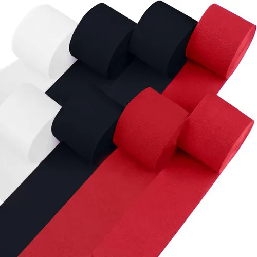 Miniatura 9 de 12 rollos de serpentinas de arcoíris únicos, paquete de 12 rollos de papel crepé arcoíris únicos de 984 pies para decoraciones de fiestas, Multicolor