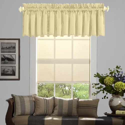 Miniatura 11 de Cortinas de cocina negras Ladity - 2 paneles de cortinas cortas opacas, 36 pulgadas, privacidad, niveles de café, cortinas de granja para ventana