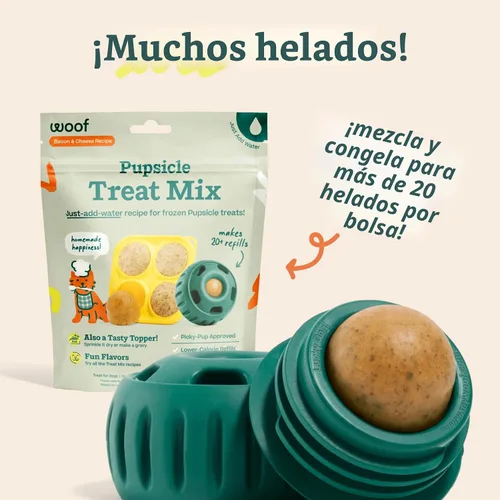 Miniatura 4 de WOOF Mezcla de Pupsicle para perros – Recambios de Pupsicle fáciles de hacer – Mezcla de Pupsicle sabrosa y saludable – Ingredientes saludables