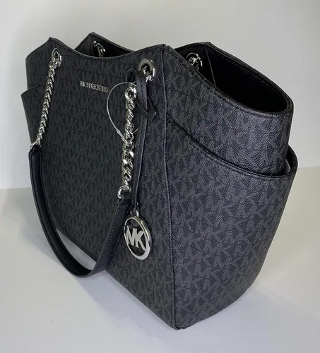 Miniatura 7 de Michael Kors Jet Set - bolsa de hombro para viaje con cadena grande, cartera triple Michael Kors Jet Set.