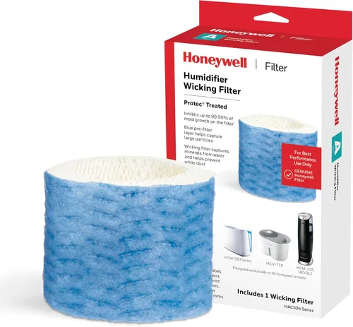 Miniatura 8 de Honeywell Filtro de Mecha de Repuesto A, Paquete de 2, Blanco