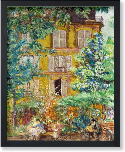 Miniatura 56 de Poster Master Impresión de pintura vintage de árbol de Navidad, póster retro de vacaciones, arte de invierno, diseño abstracto melancólico de pared