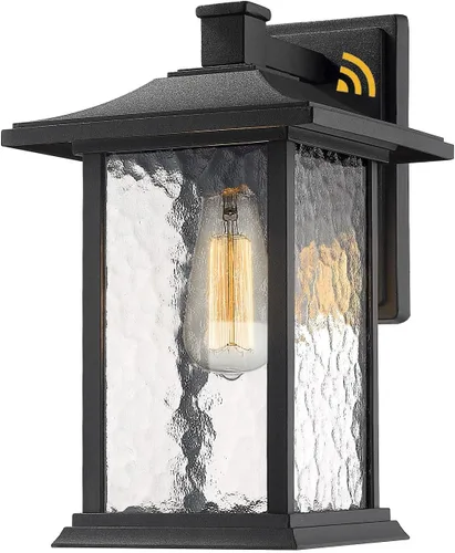 Miniatura 11 de Beionxii Outdoor Solar Post Lights, Dusk to Dawn Solar Lamp Post Light,Solar Powered Outdoor Lamp Post Light with Pier Mount Base,Black