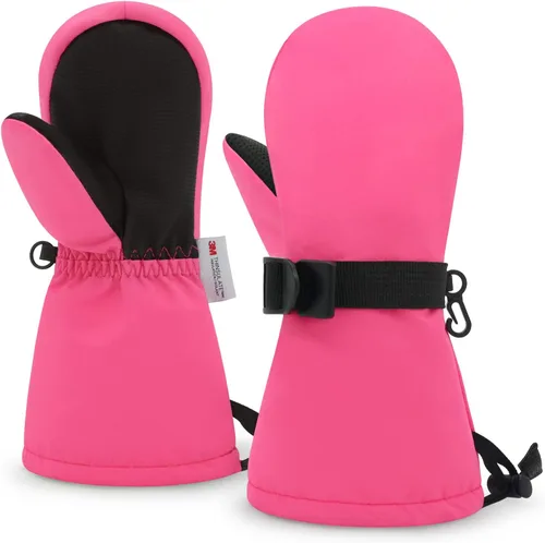 Miniatura 7 de Sarfel Manoplas para niños pequeños, guantes impermeables de nieve y esquí para niños, guantes de invierno para bebés con Thinsulate