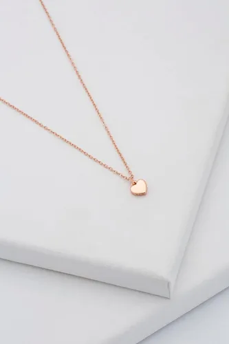 Miniatura 8 de Ted Baker Hara - Collar con dije de corazón pequeño, opciones de tono plateado o oro rosa, Latón