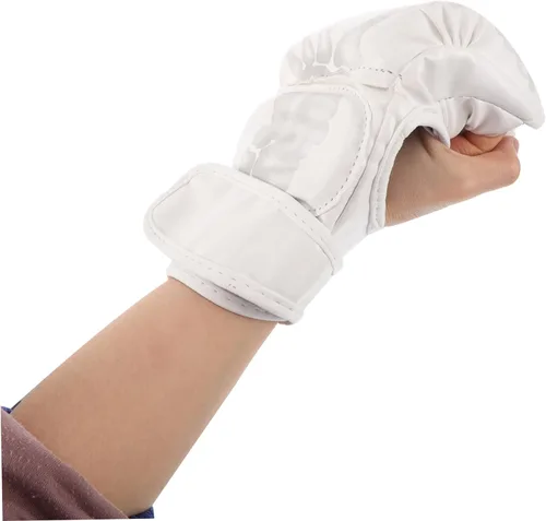 Miniatura 5 de Guantes de boxeo para hombres y mujeres, protección mejorada, guantes de medio dedo para jóvenes y adultos, equipo de entrenamiento acolchado
